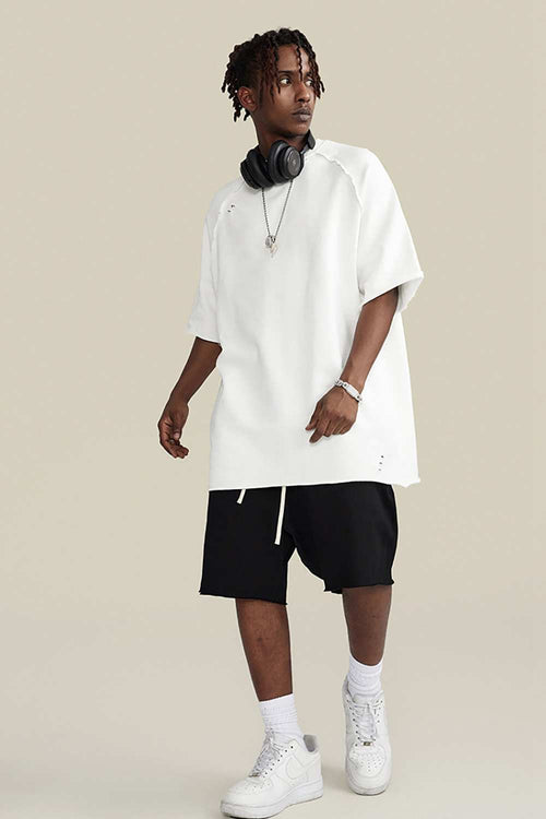 Heavyweight Wax-Dyed Tee - Off White
