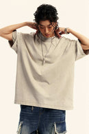 Heavyweight Wax-Dyed Brushed Tee - Vintage Dark Apricot