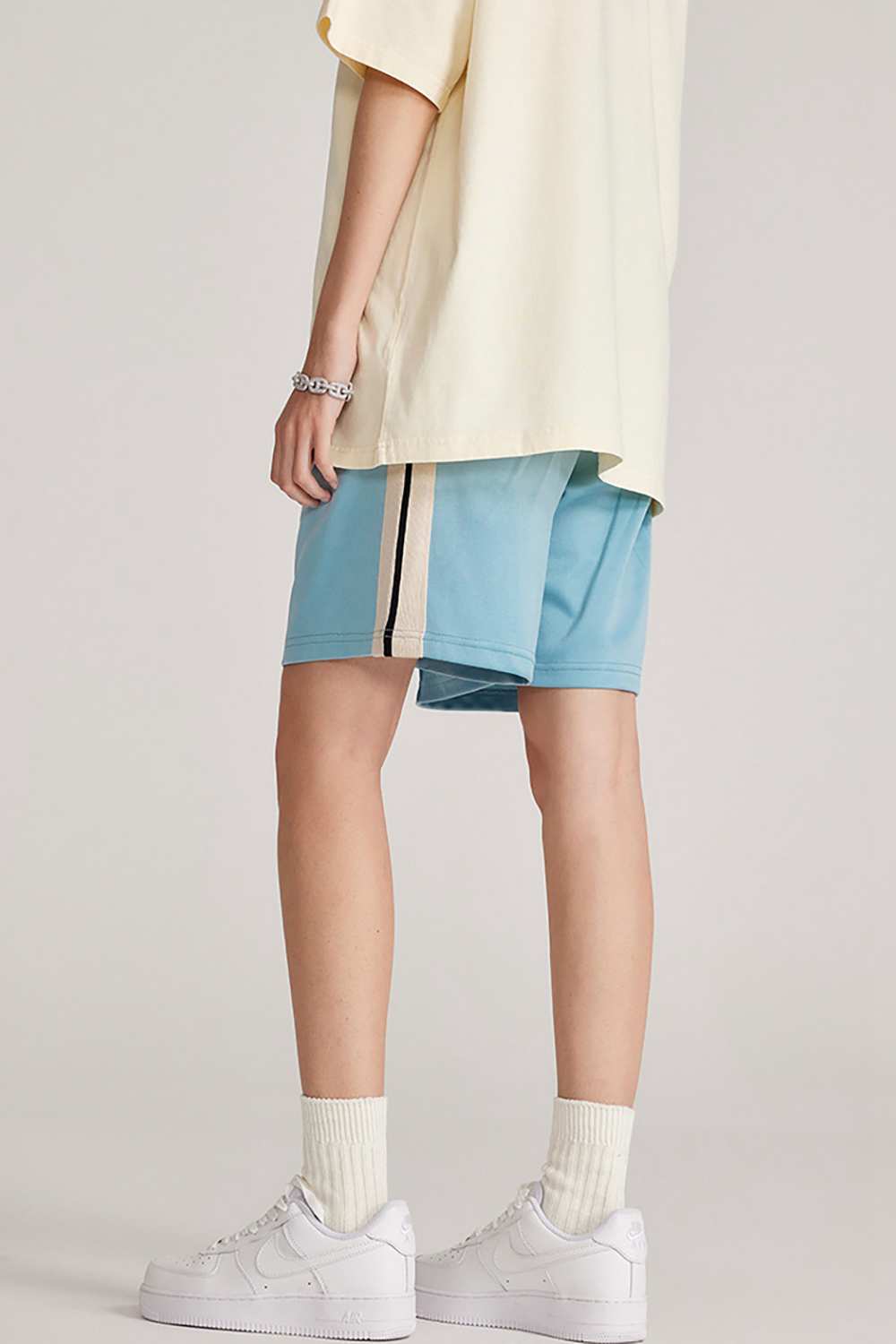 "Skyline Breeze" Drawstring Shorts - Casual Elegance for Summer Days