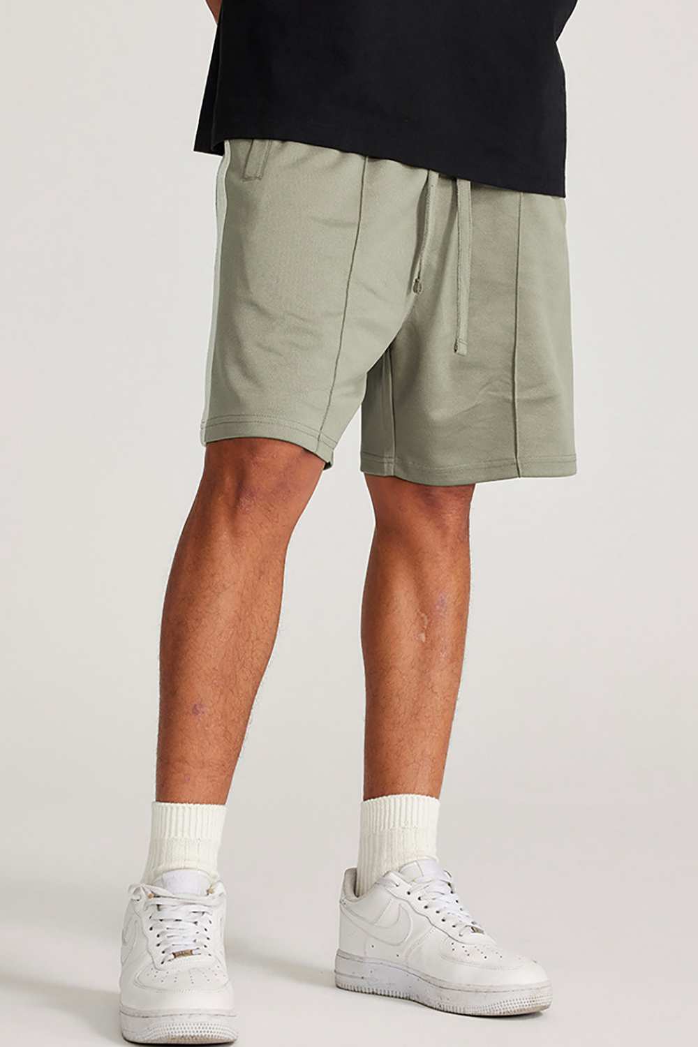 "Skyline Breeze" Drawstring Shorts - Casual Elegance for Summer Days