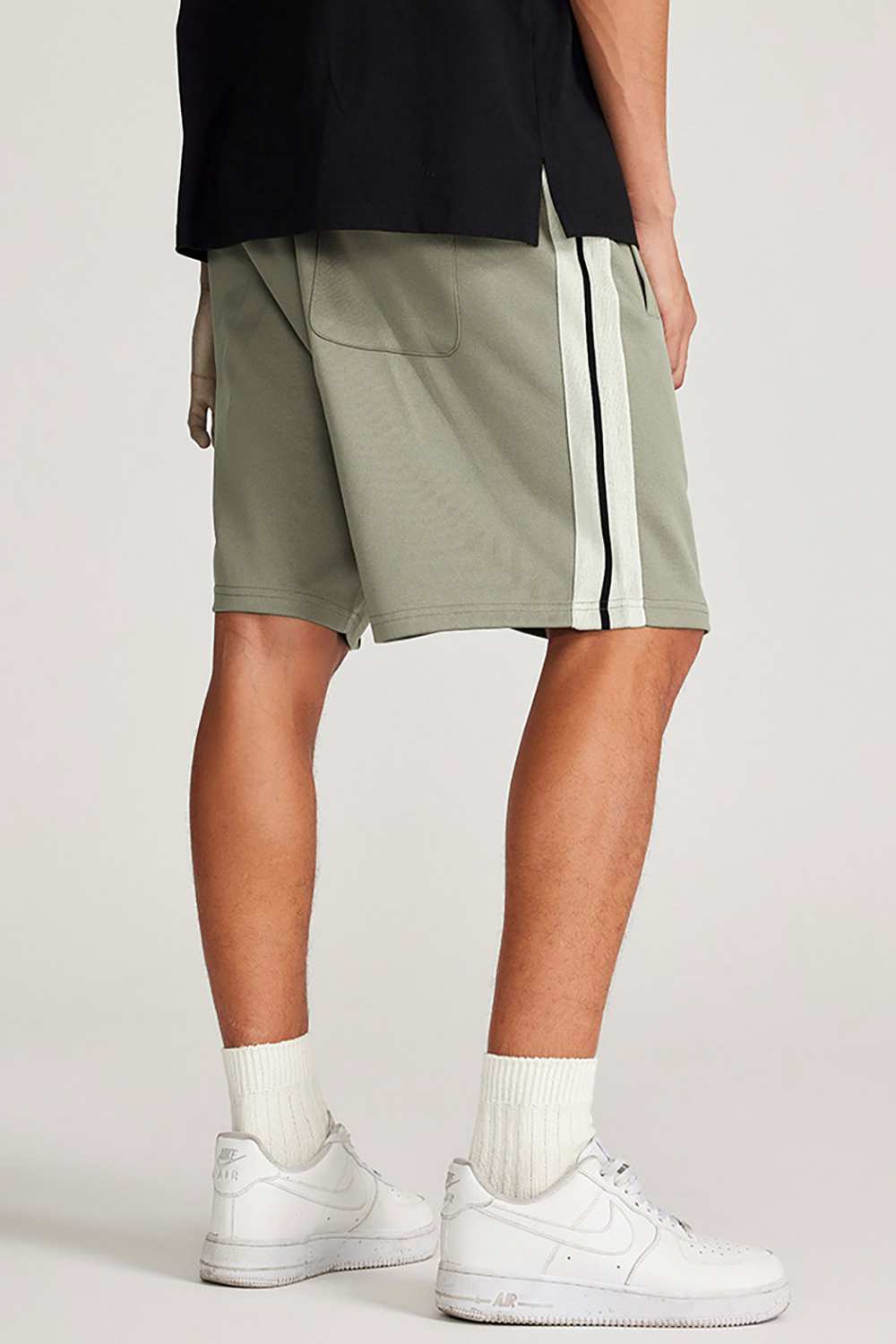 "Skyline Breeze" Drawstring Shorts - Casual Elegance for Summer Days