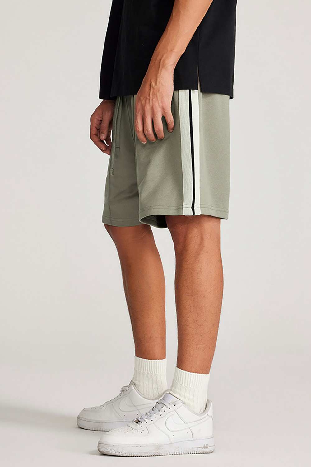 "Skyline Breeze" Drawstring Shorts - Casual Elegance for Summer Days