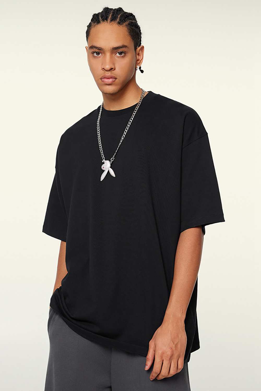 Heavyweight Washed Tee - Black