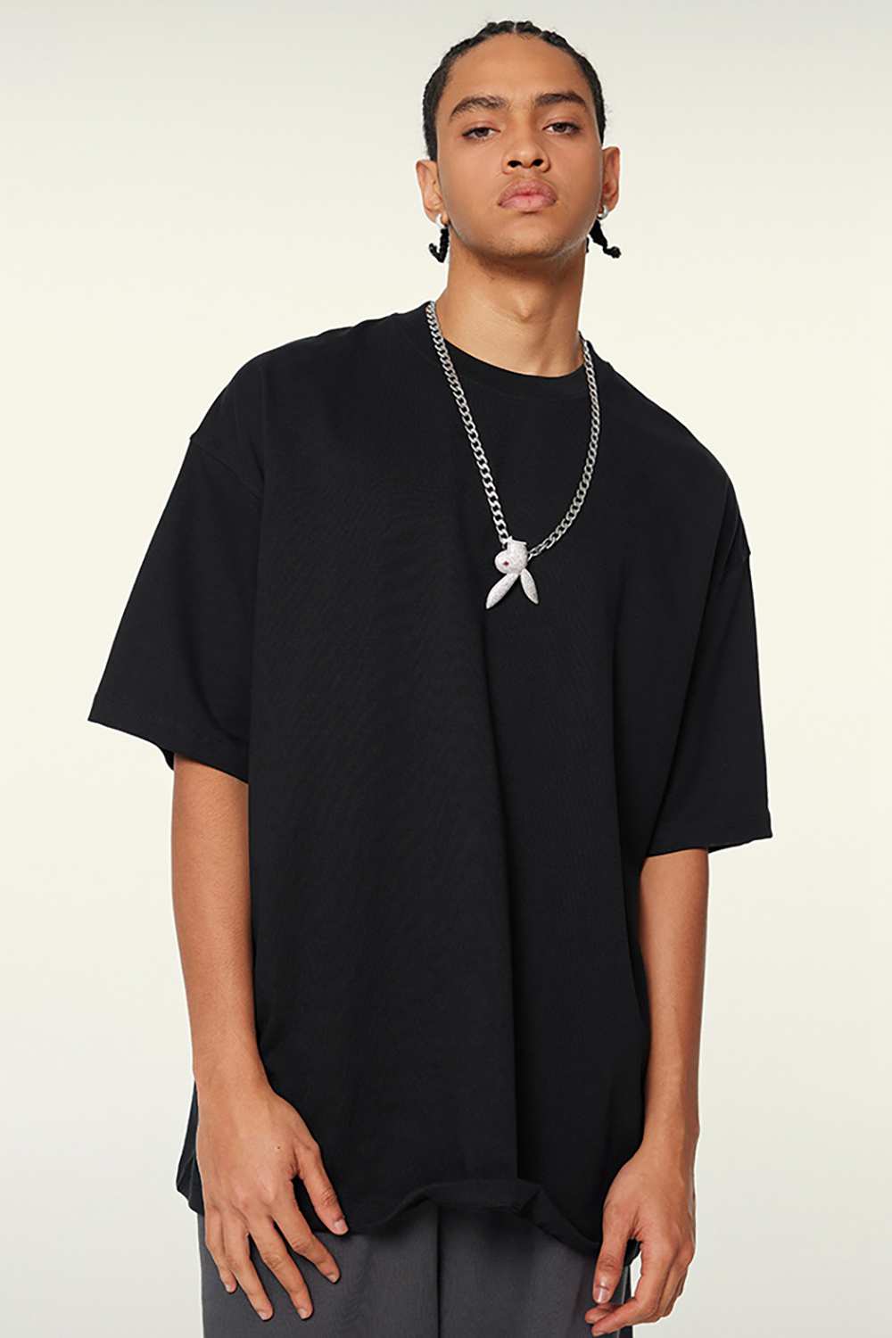 Heavyweight Washed Tee - Black
