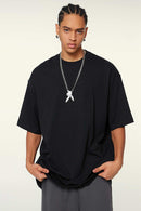 Heavyweight Washed Tee - Black