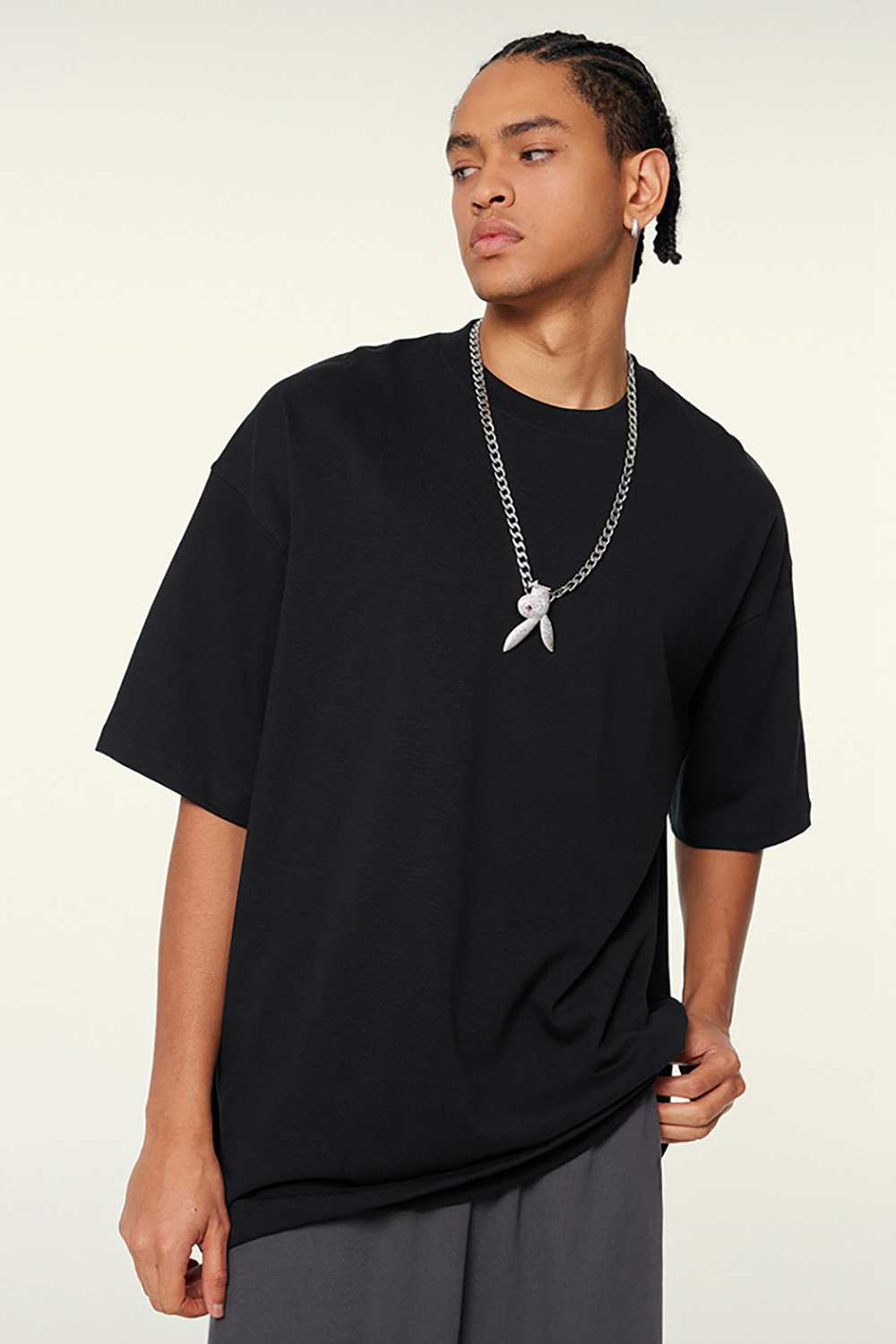 Heavyweight Washed Tee - Black