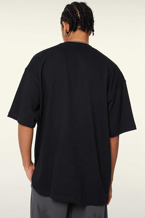 Heavyweight Washed Tee - Black
