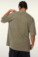 Heavyweight Washed Tee - Camel
