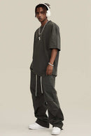 Heavyweight Washed Tee - Dark Gray