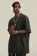 Heavyweight Washed Tee - Dark Gray