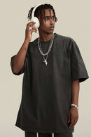 Heavyweight Washed Tee - Dark Gray