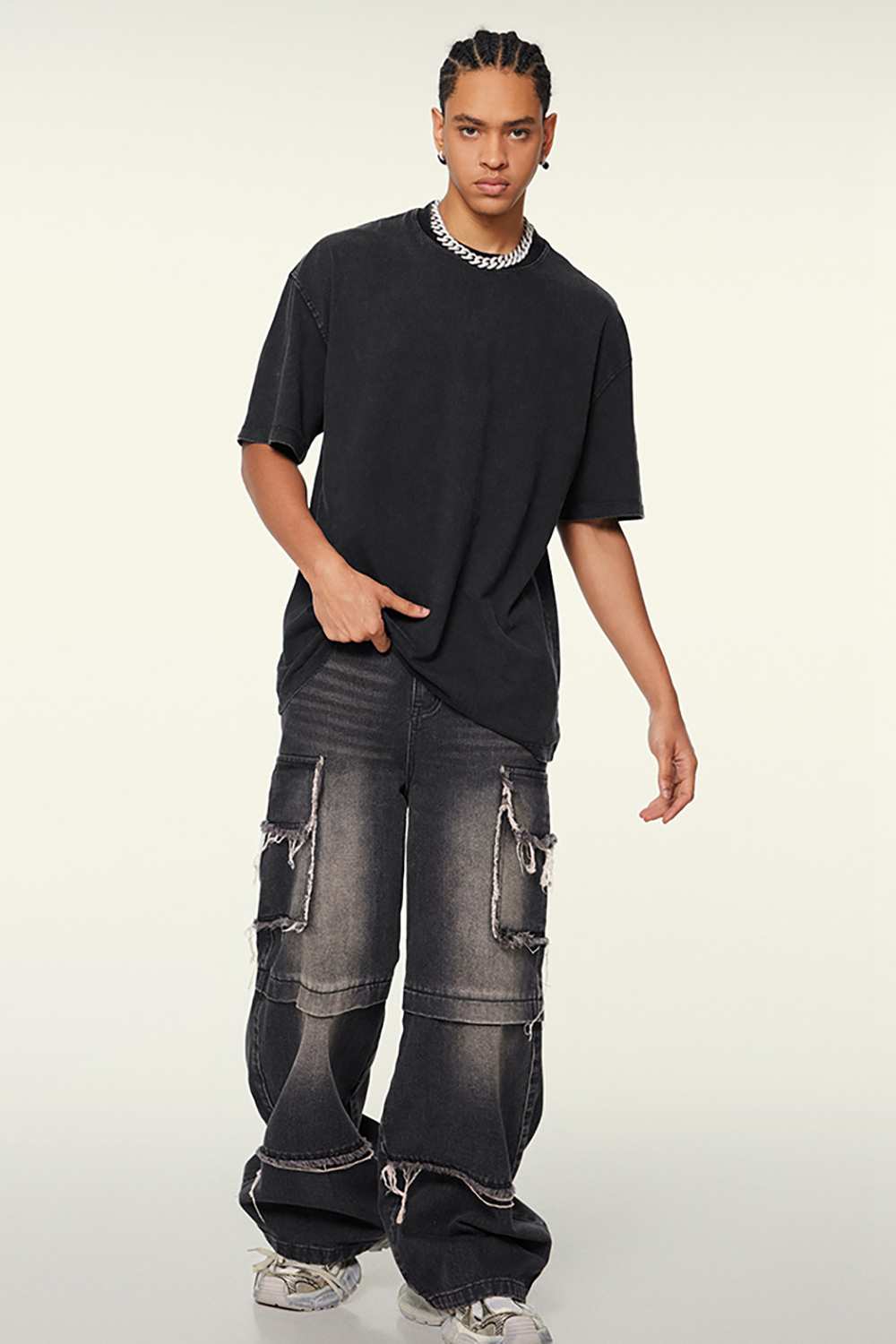 Heavyweight Washed Tee - Fried Snowflakes