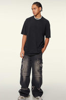 Heavyweight Washed Tee - Fried Snowflakes