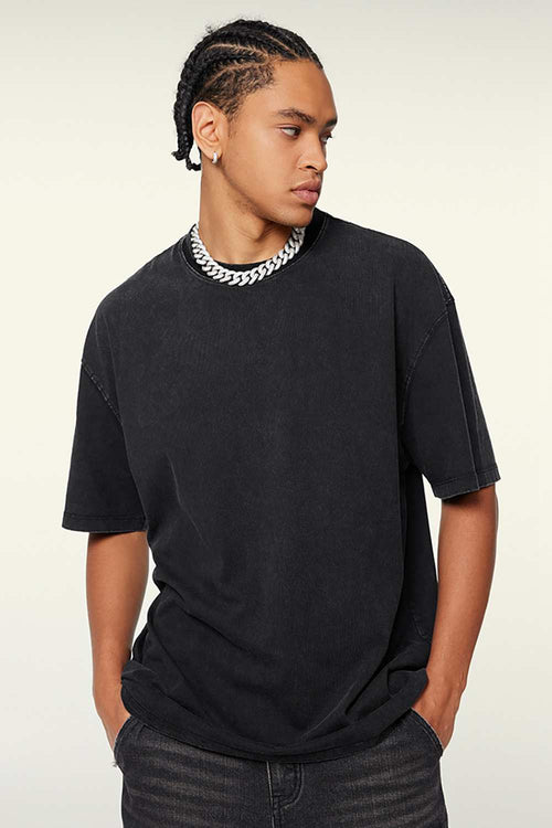 Heavyweight Washed Tee - Fried Snowflakes