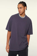 Heavyweight Washed Tee - Grape Purple