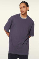 Heavyweight Washed Tee - Grape Purple