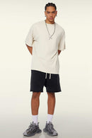 Heavyweight Washed Tee - Gray Apricot