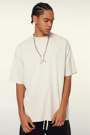 Heavyweight Washed Tee - Gray Apricot