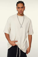 Heavyweight Washed Tee - Gray Apricot