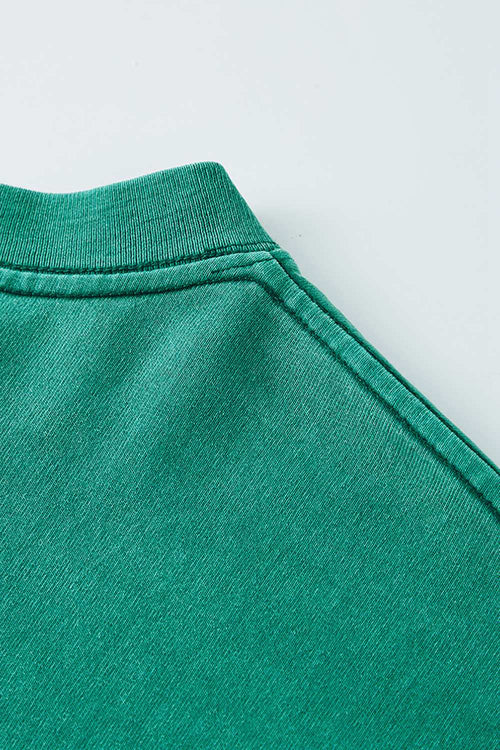 Heavyweight Washed Tee - Green
