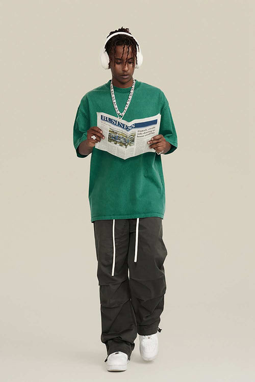 Heavyweight Washed Tee - Green