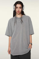 Heavyweight Washed Tee - Medium Gray