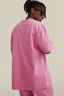 Heavyweight Washed Tee - Rose Pink