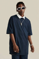 Heavyweight Washed Tee - Royal Blue