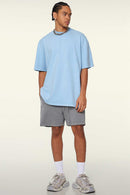 Heavyweight Washed Tee - Sky Blue