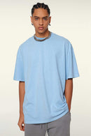 Heavyweight Washed Tee - Sky Blue