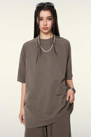 Washed Heavyweight Vintage Tee - Coffee