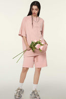 Washed Heavyweight Vintage Tee - Nude Pink