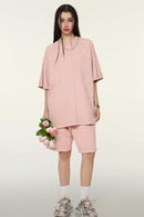 Washed Heavyweight Vintage Tee - Nude Pink