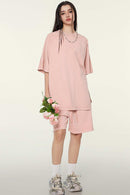 Washed Heavyweight Vintage Tee - Nude Pink