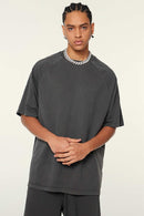 Washed Heavyweight Vintage Tee - Dark Gray