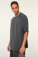 Washed Heavyweight Vintage Tee - Dark Gray