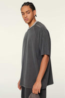Washed Heavyweight Vintage Tee - Dark Gray