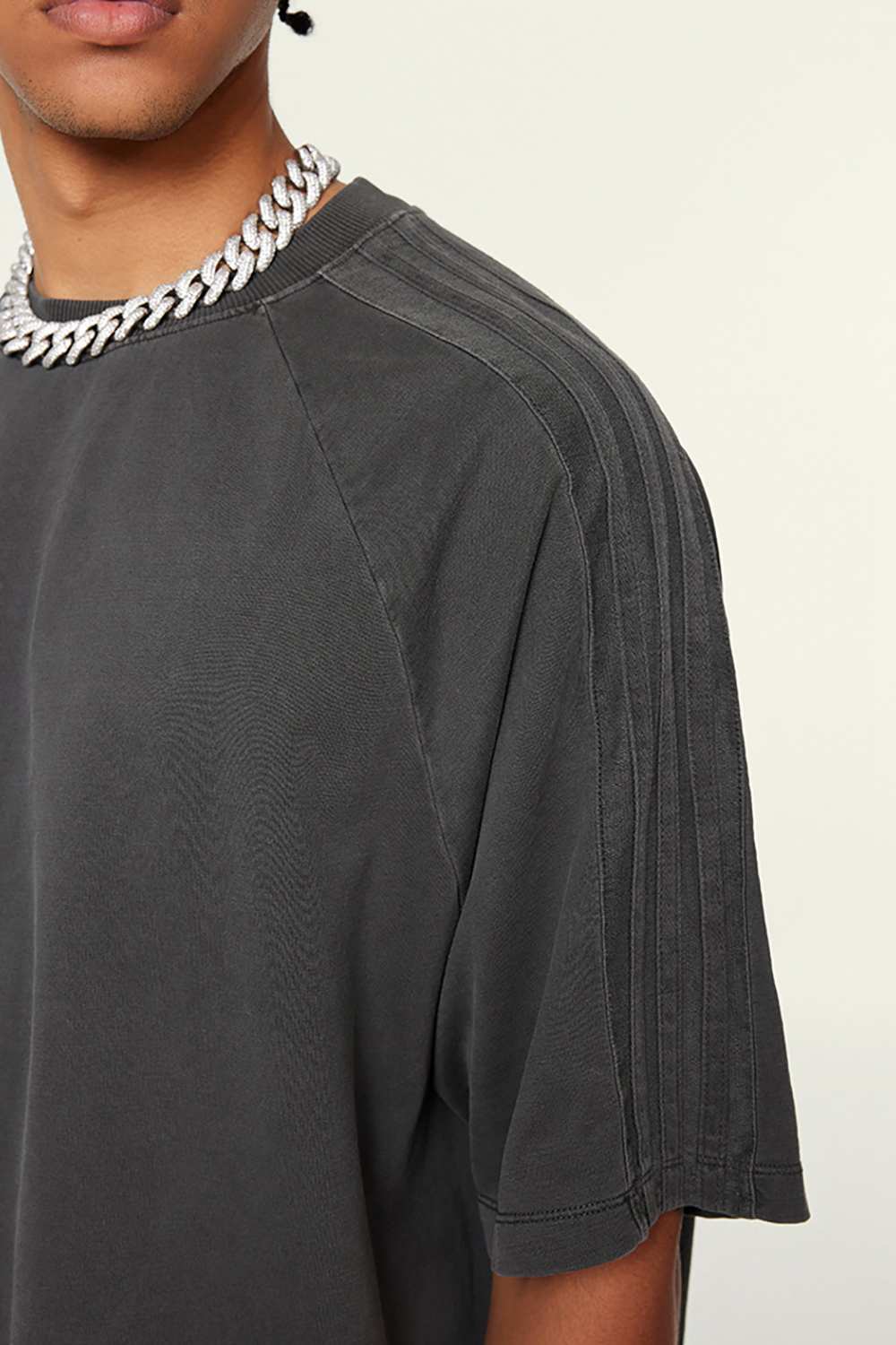 Washed Heavyweight Vintage Tee - Dark Gray