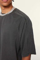 Washed Heavyweight Vintage Tee - Dark Gray