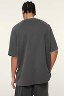 Washed Heavyweight Vintage Tee - Dark Gray