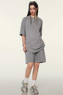Washed Heavyweight Vintage Tee - Medium Gray