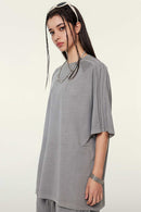 Washed Heavyweight Vintage Tee - Medium Gray