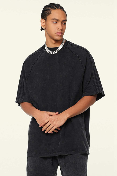 Washed Heavyweight Vintage Tee - Fried Snowflakes