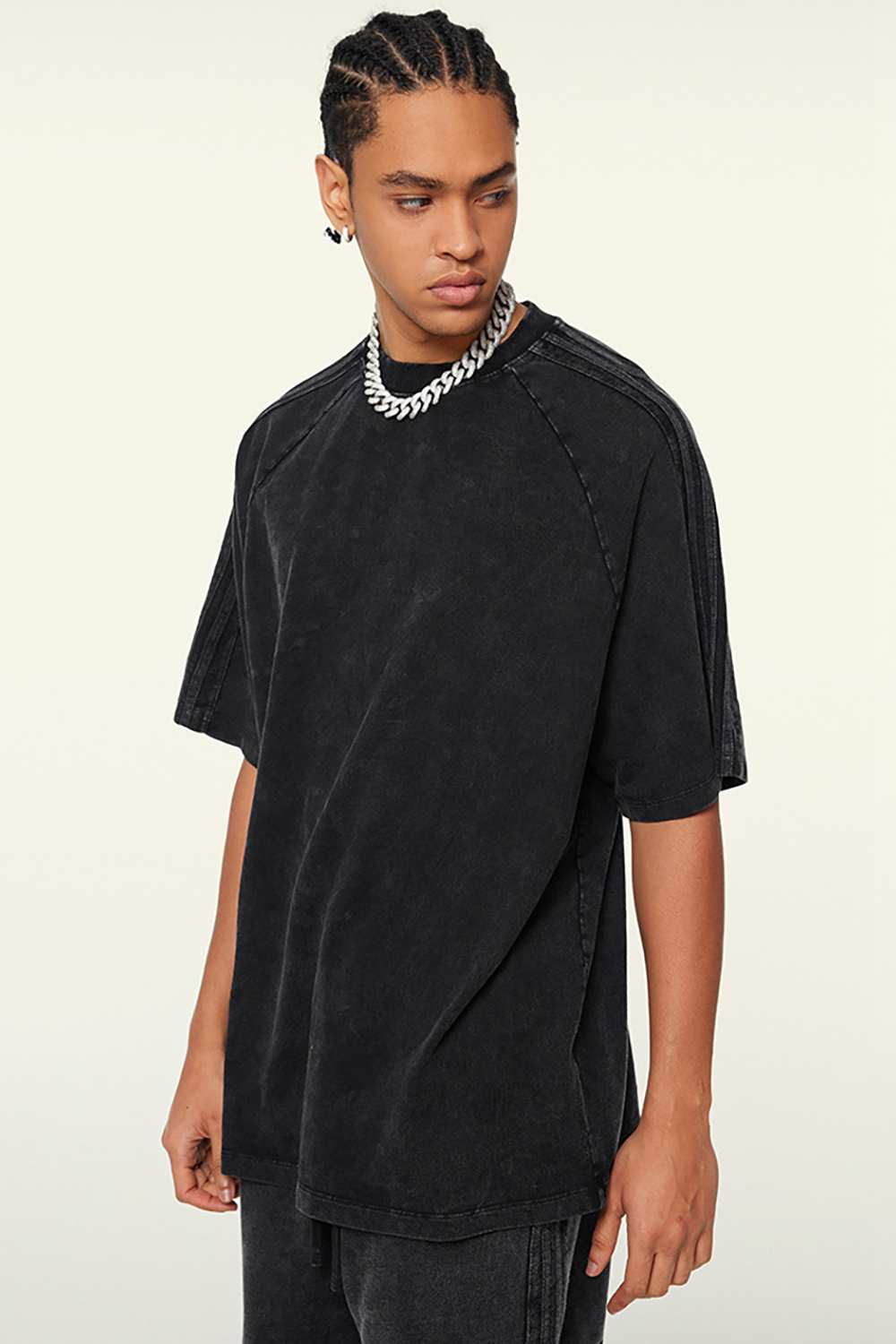 Washed Heavyweight Vintage Tee - Fried Snowflakes