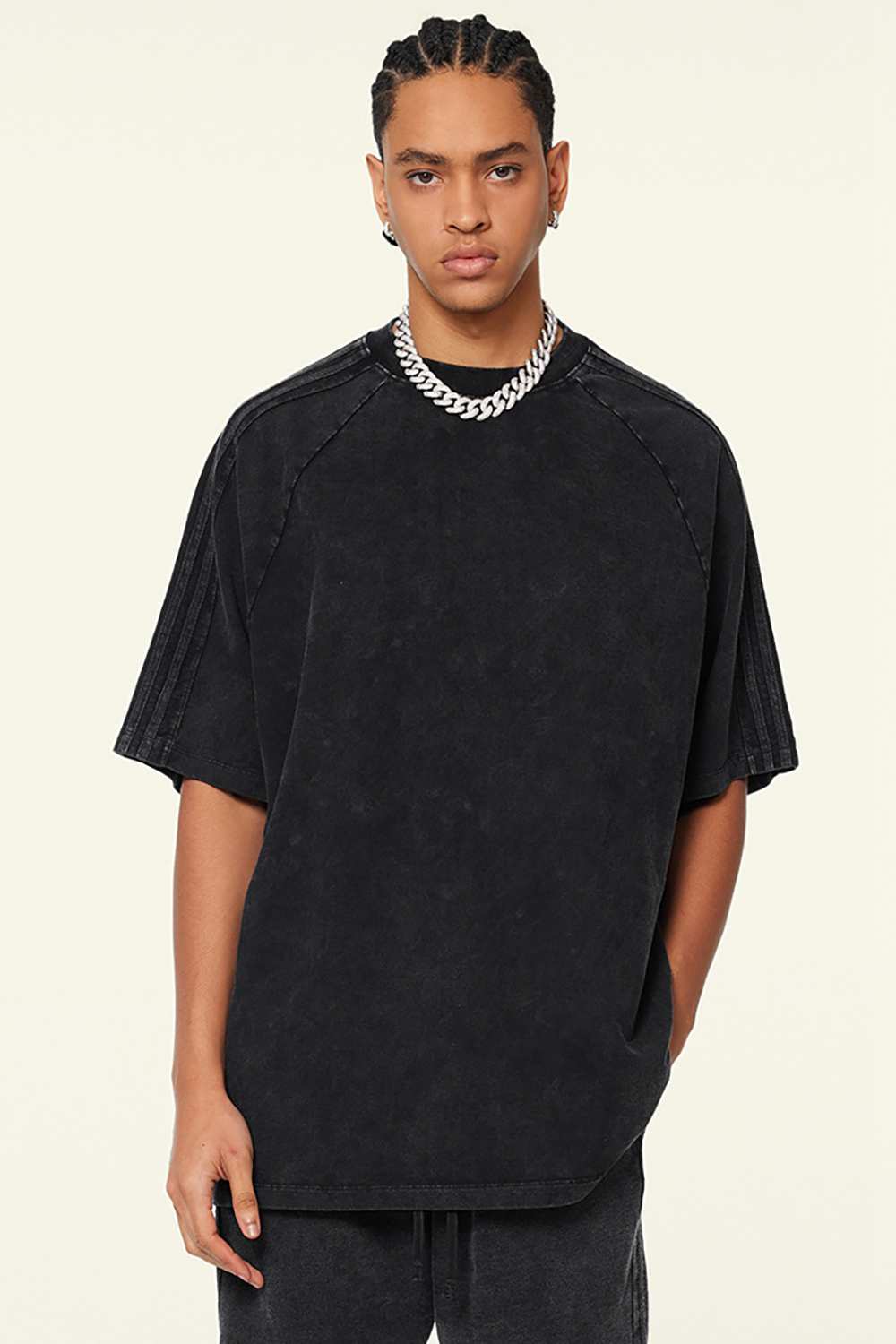 Washed Heavyweight Vintage Tee - Fried Snowflakes