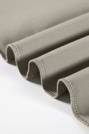 Cooling-Touch Essential Raw Edge Tee - Gray Brown