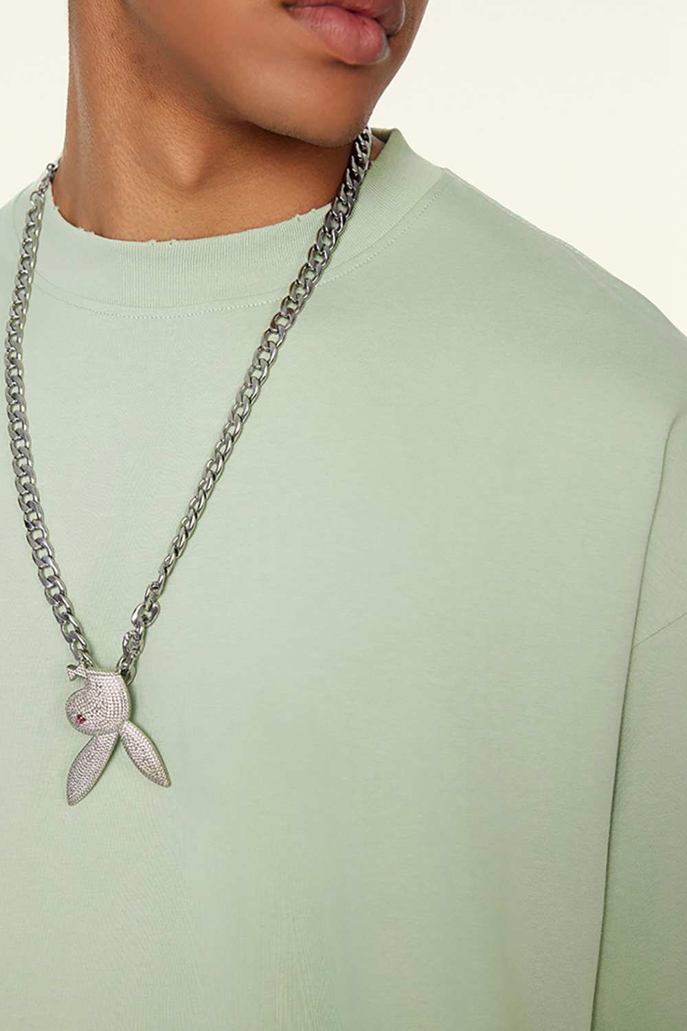 Cooling-Touch Essential Raw Edge Tee - Halo Green