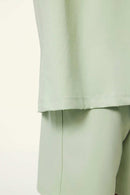 Cooling-Touch Essential Raw Edge Tee - Halo Green