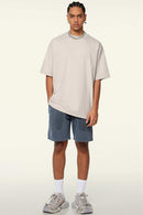 Cooling-Touch Essential Raw Edge Tee - Sandy Apricot