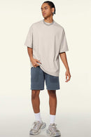 Cooling-Touch Essential Raw Edge Tee - Sandy Apricot